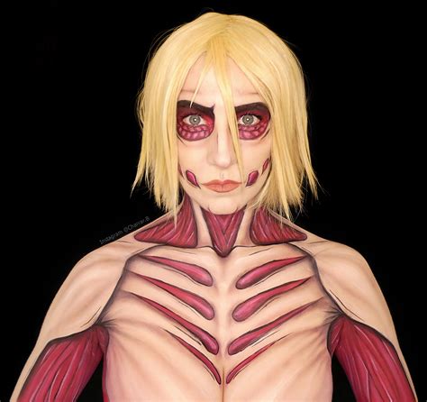 I M A Bodypainter And This Week I Turned Myself Into The Female Titan