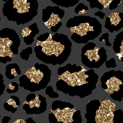 18 Glitter Leopard Print Wallpapers Wallpapersafari