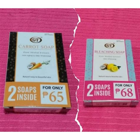 Gt Cosmetics 2 In 1 Carrot Soap Gt Bleaching Soap 45g Shopee Philippines