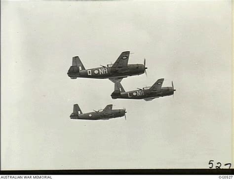 Formation Of Three Vultee Vengance Dive Bombers Of No 12 Squadron Raaf