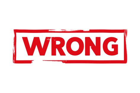 Wrong Logo Png Png All Png All