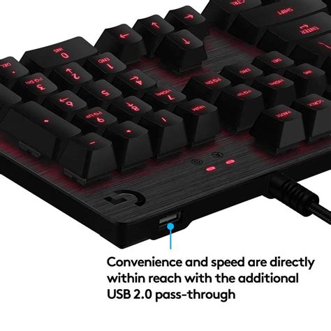 Logitech G413 Carbon Mechanical Gaming Keyboard Romer G Switches