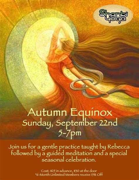 Autumn Equinox Shanti Yoga