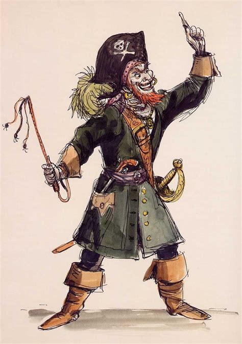 Pirates Of The Caribbean Concept Art By Marc Davis Marc Davis Pirate