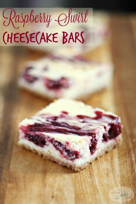 Maybe you would like to learn more about one of these? EASY Raspberry Swirl Cheesecake Bars Recipe - Sober Julie