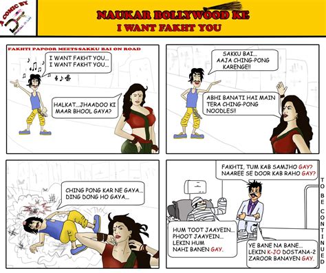 Naukar Bollywood Ke Hilarious Comic Strip Series By Dr Comic Strips