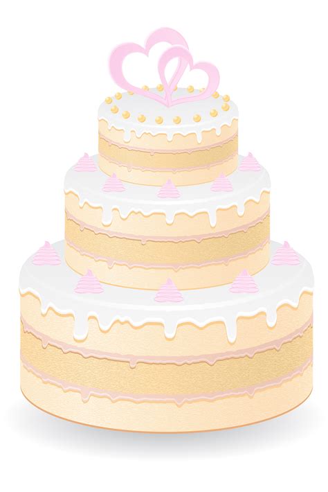 Wedding Cake Vector Illustration 513210 Vector Art At Vecteezy