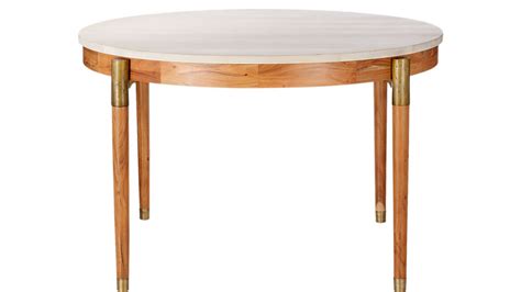 Cb2 Round Dining Table Modern Set Furniture Plato Triptoli