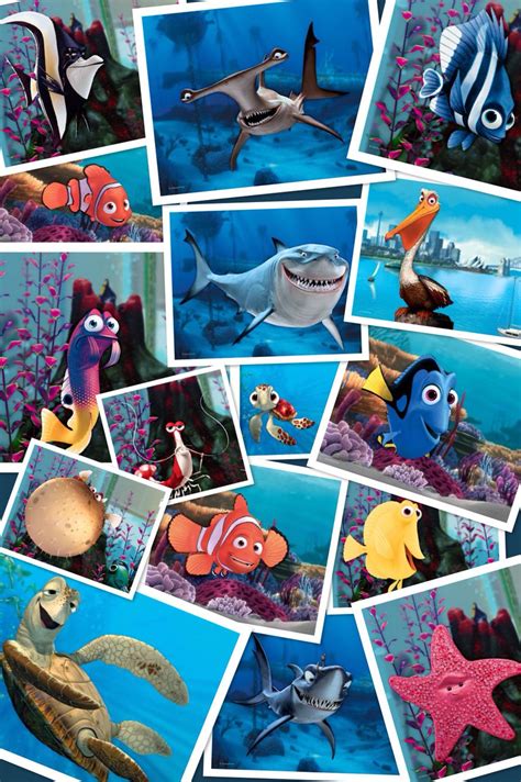 Finding Nemo Collage Disney Finding Nemo Finding Nemo Poster Cute Disney Wallpaper