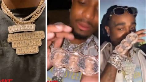 Quavo Ted New Chains By Bobby Shmurda And Takeoff For 30th Birthday 🎂