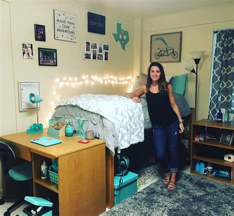 Tiffany Blue Baylor University Dorm Room Girls Dorm Room Baylor Dorm Dorm Room