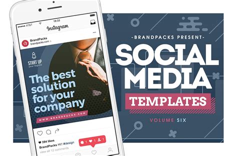 Social Media Templates Pack Vol 6 Brandpacks