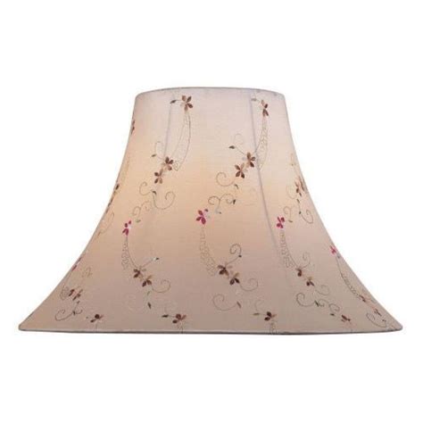 Lite Source Lighting Shades Bell Lamp Shade In Light Beige Jacquard
