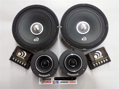 Set Medios Massive Audio Pk6s 250w Rms - $ 2,633.00 en Mercado Libre