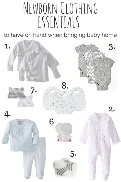 Newborn Clothes To Have On Hand When Bringing Baby Home Bringing Baby