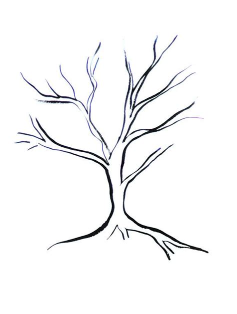 Tree Sketch Simple At Explore Collection Of Tree