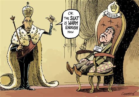 Putin Is Back Globecartoon Political Cartoons Patrick Chappatte