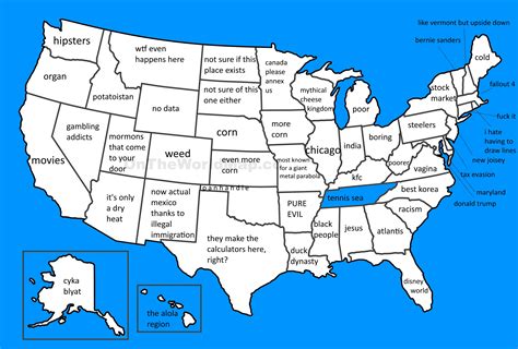 A Map Of The United States Of America Map