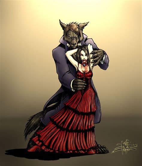 Werewolves And Vampires Fan Art Vampire And Werewolve In Love Werewolf Art Female Werewolves