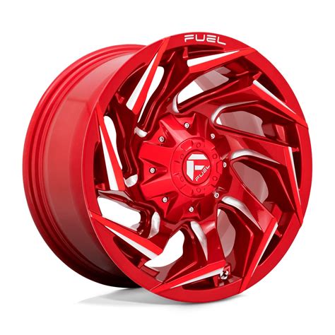 Fuel 1pc D754 Reaction 22x12 8x170 44 Candy Red Milled Wheel Rim Qty 1 194933076161 Ebay