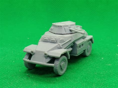 172 Scale German Sdkfz 222 Light Armored Car World War Two Etsy