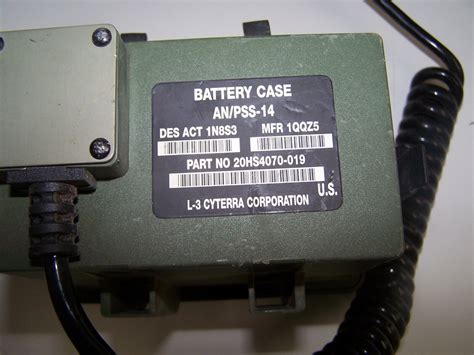 L 3 Cyterra Anpss 14 Battery Case Pn 20hs4070 019 Ebay