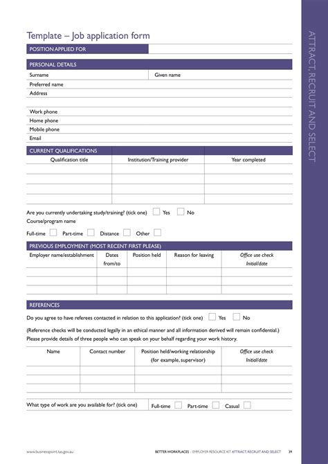 employment application form 19 examples format pdf