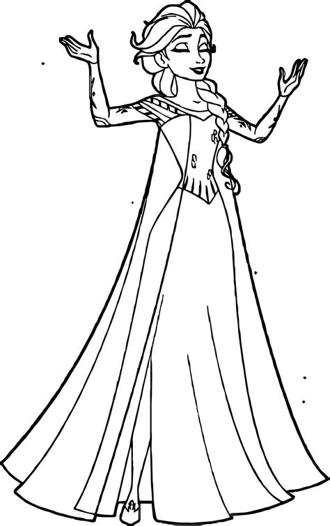 Elsa Coloring Pages Printable Coloring Pages Grab Your Crayons Lets