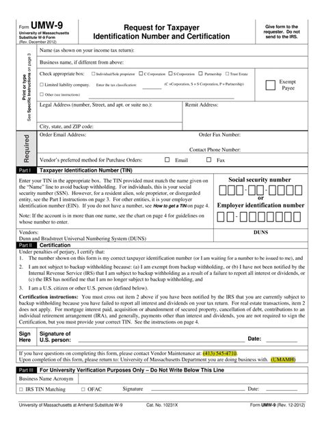 2012 Ma Form Umw 9 Fill Online Printable Fillable Blank Pdffiller