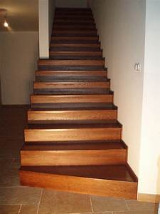Dřevěné schody přímé