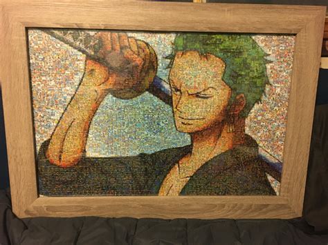 Updated Framed Zoro Puzzle From Earlier Post Ronepiece