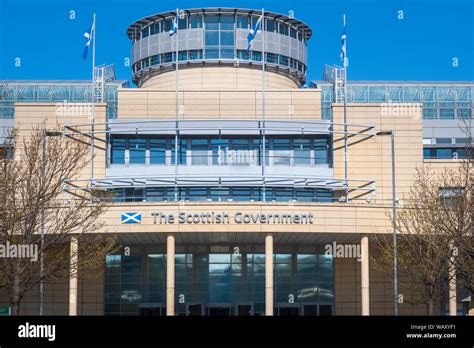 Front Facade Of The Scottish Government Office Building At Victoria