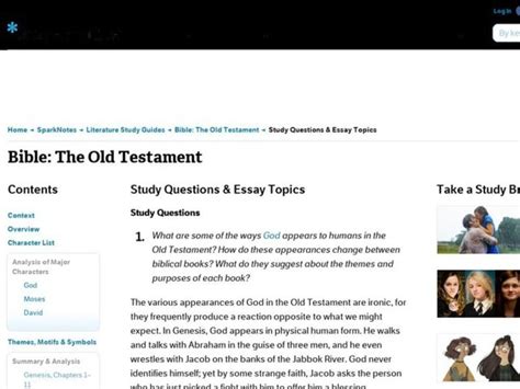 Bible The Old Testament Study Guide Mini Essays Study Guide For 8th