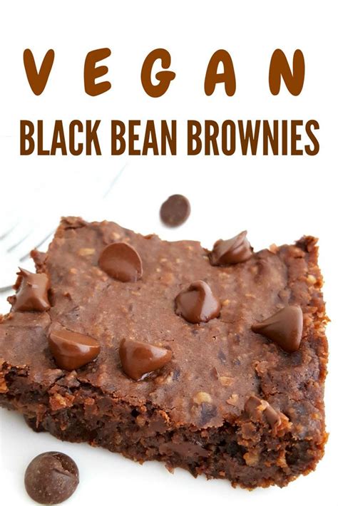 Fudgy Black Bean Brownies With Oatmeal Recipe Vegan Brownies Easy