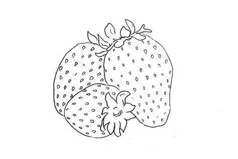strawberry drawing easy cute shortcake and step by step