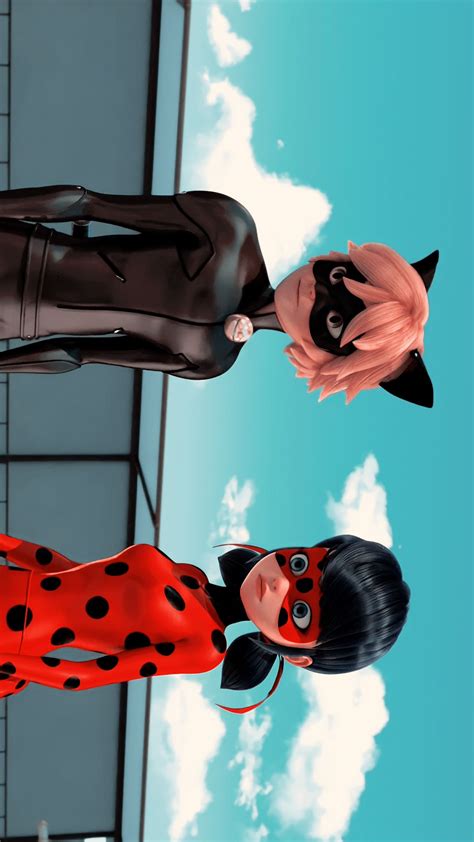 Ladybug And Cat Noir Wallpaper De Desenhos Animados Wallpaper