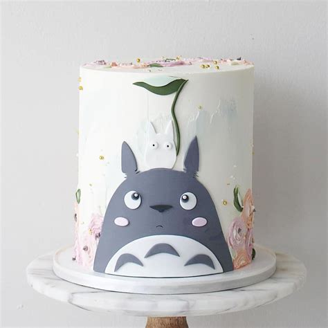 My Neighbor Totoro Cake Anime Cake Totoro Cute Cakes