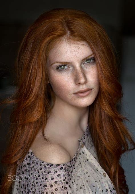 Chrissy By Tanya Markova Nya On 500px Beautiful Red Hair Red Haired Beauty Beautiful Freckles