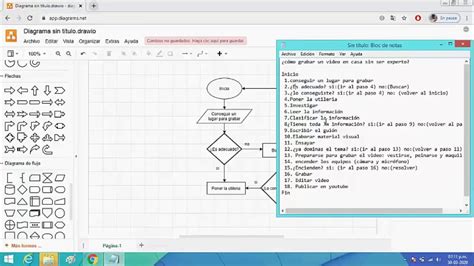 Cómo construir diagramas de flujo en draw io Explicación completa YouTube