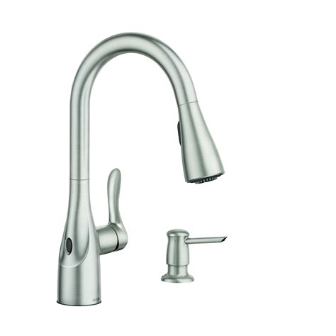 Modern touchless kitchen faucets promotes your appliance cleaning in the kitchen much easier. Moen Arlo With MotionSense | Touchless kitchen faucet