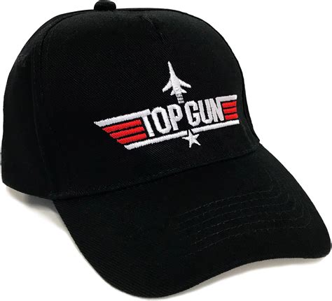 Top Gun Gorra De Béisbol Y Pilotos Color Negro Talla única Amazones