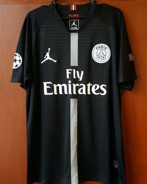 Descubra a melhor forma de comprar online. Camiseta Del Psg Negra - Psg Jordan - Temporada 2018 ...