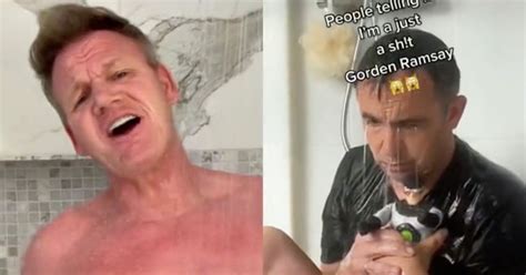 Gordon Ramsay Shocks Fans As He Strips Off And Records Himself In The Shower Daily Star