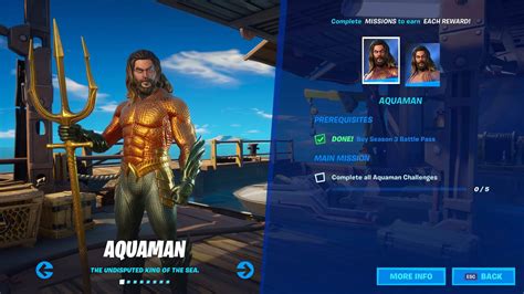 How To Get Aquamans Fortnite Skins All Challenges Now Live Gamespot