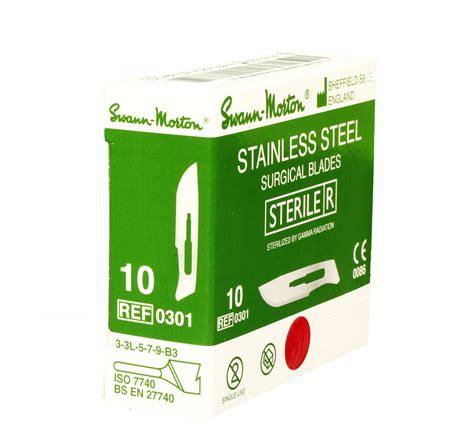 Buy Swann Morton 10 Sterile Surgical Blades Stainless Steel