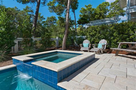 Watercolor Pool Traditional Swimming Pool And Hot Tub Miami By