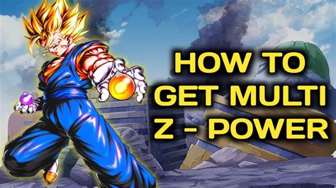 How To Get Multi Z Power Dragon Ball Legends Youtube