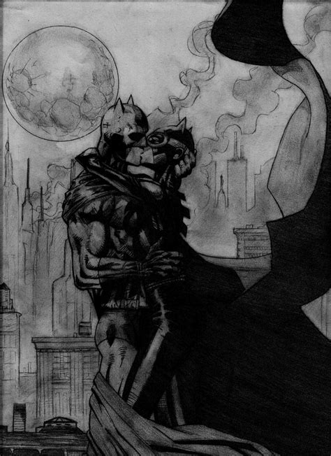 Batman And Catwoman By Jim Lee By Marcusantoniushix On Deviantart