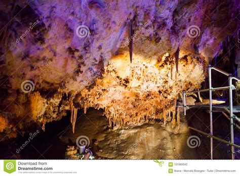 Scene From The Amazing Cave Venetsa Stock Photo Image Of Stone