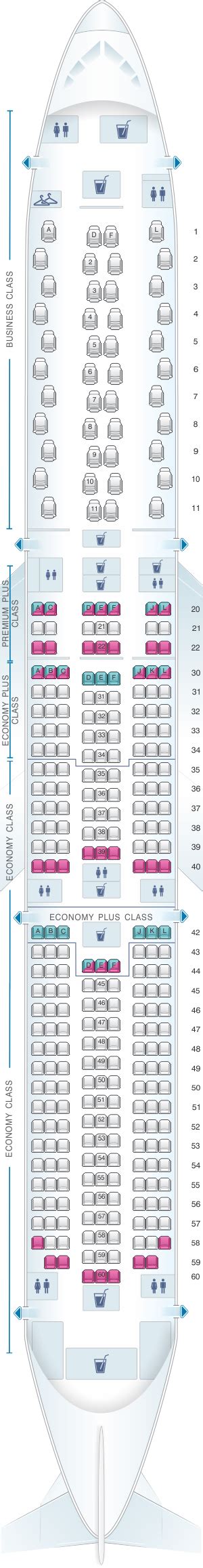 United Airlines Boeing 787 8 Dreamliner Seat Map Bios Pics